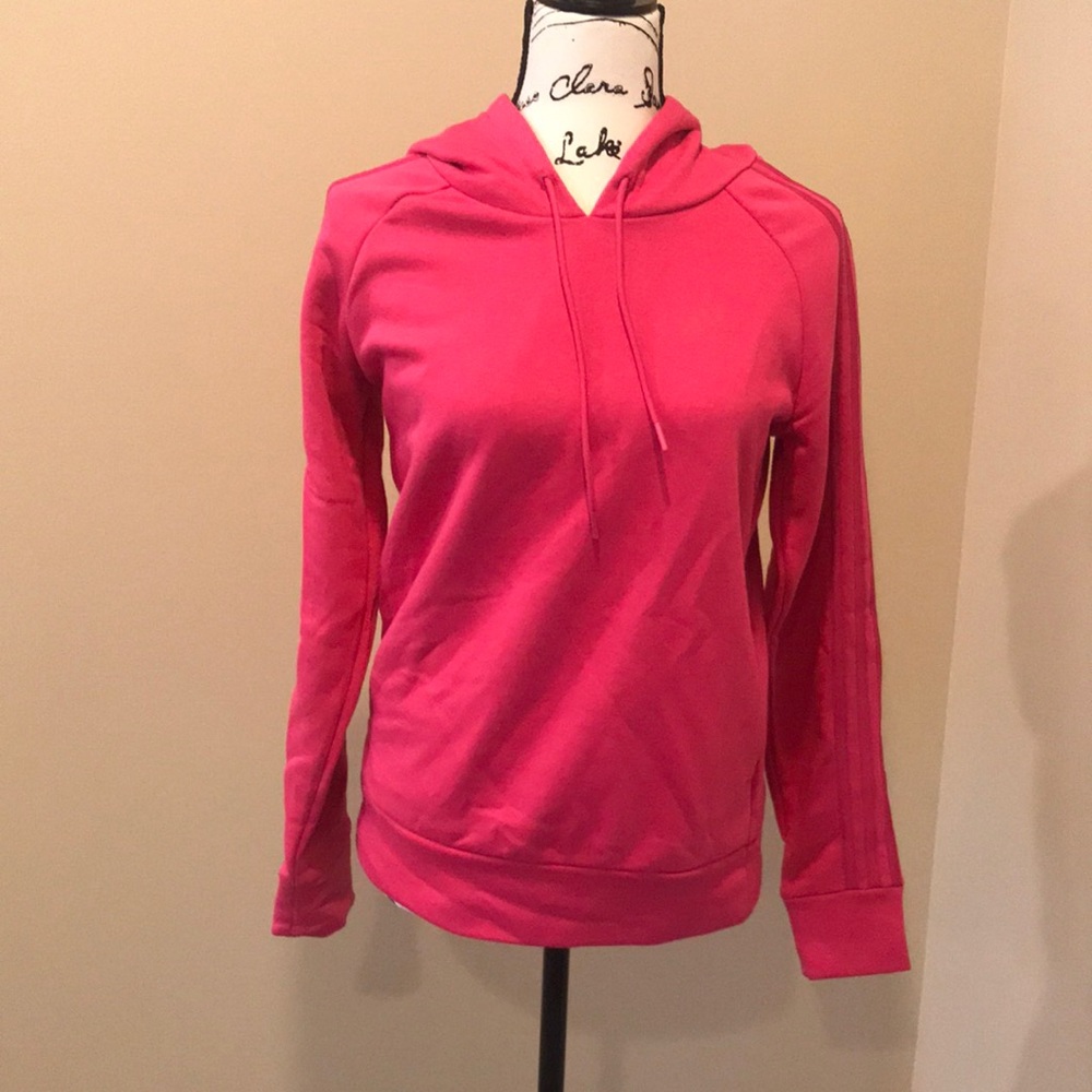 Pink Adidas hoodie